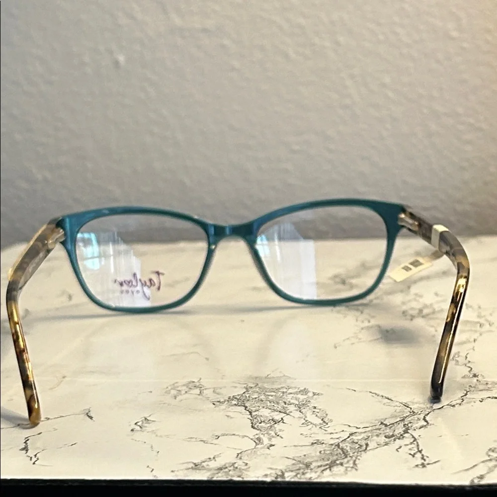 Taylor Eyes Teal Glasses For Women Size 48-16-135
